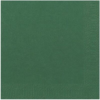 Duni Servett 3-lags 33x33cm mörkgrön 125/fp Duni Servett 3-lags 33x33cm mörkgrön 125/fp