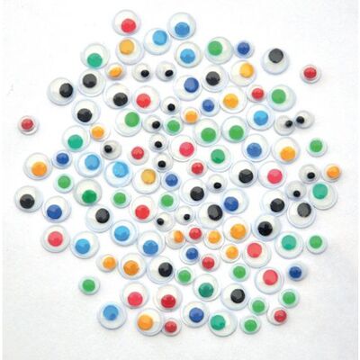 PLAYBOX Plastögon PET färgade 300/fp PLAYBOX Plastögon PET färgade 300/fp