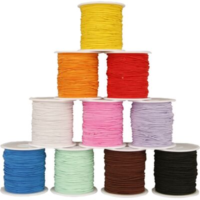 Creativ Co Elastisk tråd 25m 10färger/fp Creativ Co Elastisk tråd 25m 10färger/fp
