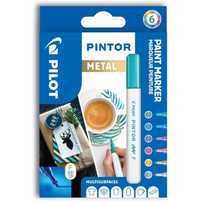 Pilot Märkpenna Pintor metall 6 st/fp Pilot Märkpenna Pintor metall 6 st/fp