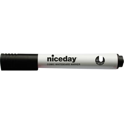Niceday Whiteboard-penna rund spets svart Niceday Whiteboard-penna rund spets svart