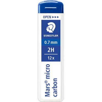 Staedtler Stift Mars Micro 0,7 2H 12 st/fp Staedtler Stift Mars Micro 0,7 2H 12 st/fp