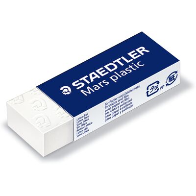 Staedtler Radergummi Mars Plastic 20/fp Staedtler Radergummi Mars Plastic 20/fp