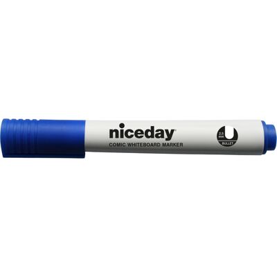 Niceday Whiteboard-penna rund spets blå Niceday Whiteboard-penna rund spets blå