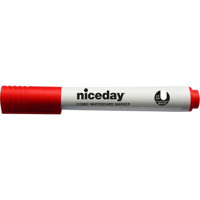 Niceday Whiteboard-penna rund spets röd Niceday Whiteboard-penna rund spets röd