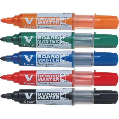 Whiteboard-penna Pilot V Board 5-set Whiteboard-penna Pilot V Board 5-set