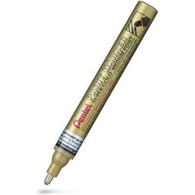 Märkpenna PENTEL Paint Marker rund guld Märkpenna PENTEL Paint Marker rund guld