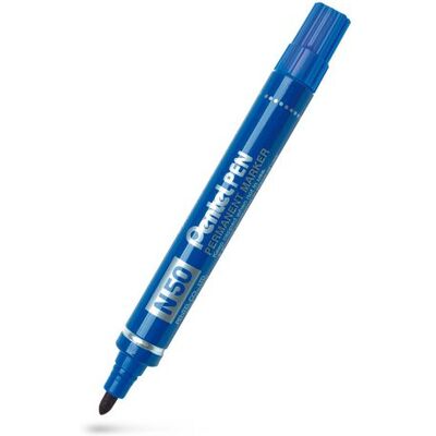 Märkpenna perm. PENTEL N50 rund blå Märkpenna perm. PENTEL N50 rund blå