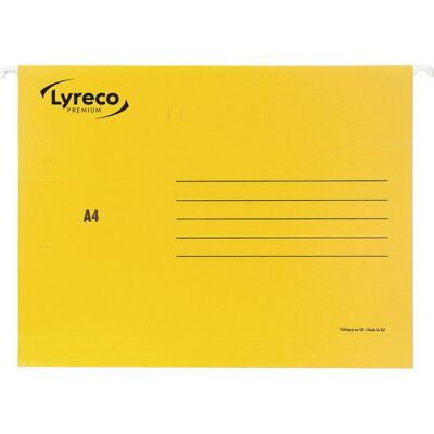 Hängmapp LYRECO A4 gul 25/fp Hängmapp LYRECO A4 gul 25/fp