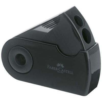 Pennvässare Faber Castell Dubbel Svart Pennvässare Faber Castell Dubbel Svart