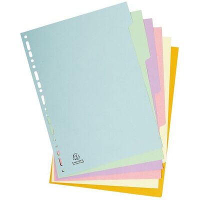 Pappersreg EXACOMPTA Forever A4 6-del Pappersreg EXACOMPTA Forever A4 6-del