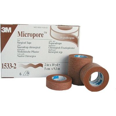 3M Micropore Beige - Hudvänlig Mångsidig Medicinsk Tejp 3M Micropore Beige - Hudvänlig Mångsidig Medicinsk Tejp