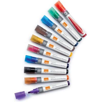 Whiteboardpenna NOBO Liq rund mix 10/fp Whiteboardpenna NOBO Liq rund mix 10/fp