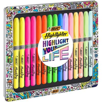Överstrykningspennor BIC Grip 15/fp Överstrykningspennor BIC Grip 15/fp