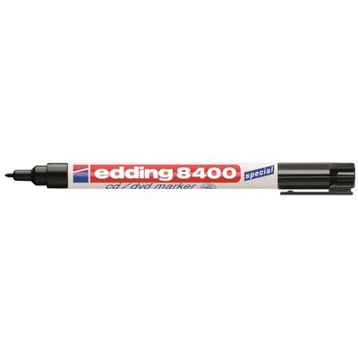 Märkpenna EDDING 8400 CD/DVD svart Märkpenna EDDING 8400 CD/DVD svart