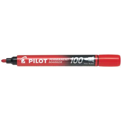 Märkpenna PILOT rund SCA 100 1mm röd Märkpenna PILOT rund SCA 100 1mm röd