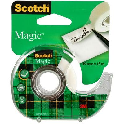 Dokumenttejp SCOTCH 19mmx15m m.hållare Dokumenttejp SCOTCH 19mmx15m m.hållare