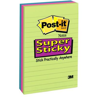 Notes POST-IT SS linj Rainbow 102x152mm Notes POST-IT SS linj Rainbow 102x152mm