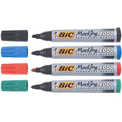 Märkpenna BIC 2000 4 färger/fp Märkpenna BIC 2000 4 färger/fp
