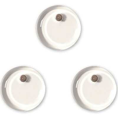 BI-OFFICE Magnetknappar Crystal 30mm transp. 3/fp BI-OFFICE Magnetknappar Crystal 30mm transp. 3/fp