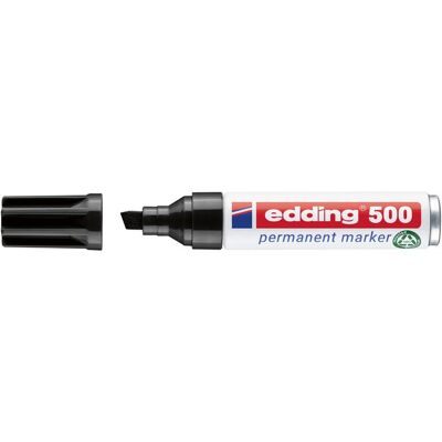 Märkpenna EDDING permanent 500 svart Märkpenna EDDING permanent 500 svart
