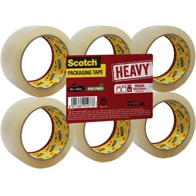Packtejp SCOTCH Secu 50mmx66m klar 6/fp Packtejp SCOTCH Secu 50mmx66m klar 6/fp