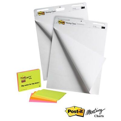Blädderblock POST-IT 63,5x77,5cm 2/fp Blädderblock POST-IT 63,5x77,5cm 2/fp