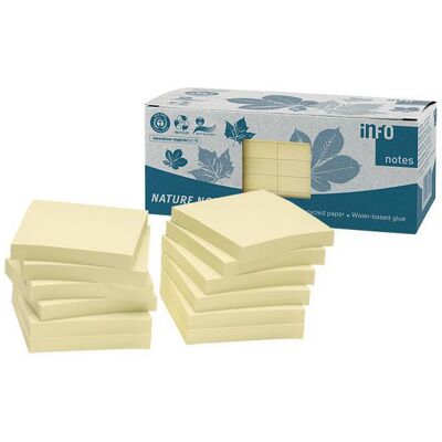 Notes INFO NOTES recy 75x75 gul 12/fp Notes INFO NOTES recy 75x75 gul 12/fp