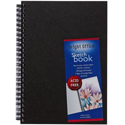 NO BRAND Skissblock BRIGHT OFFICE A5 50bl 110g NO BRAND Skissblock BRIGHT OFFICE A5 50bl 110g