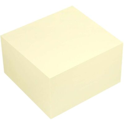 Notiskub Info 75x75 mm 400 blad gul Notiskub Info 75x75 mm 400 blad gul