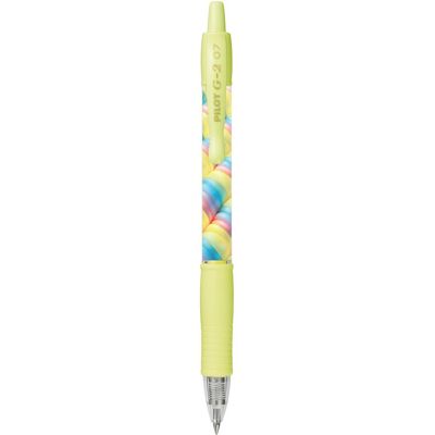 Gelpenna PILOT G-2 flow gul 0,7 svart Gelpenna PILOT G-2 flow gul 0,7 svart