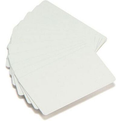 Plastkort ZEBRA PVC White Cards 500/fp Plastkort ZEBRA PVC White Cards 500/fp