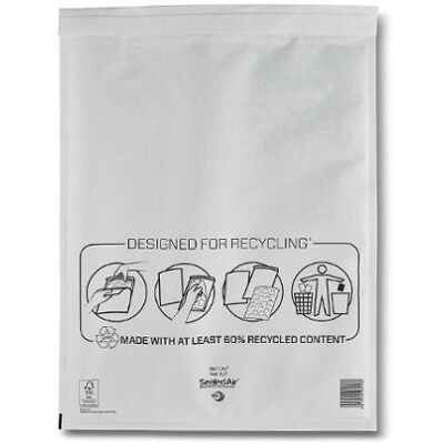 Sealed Air Bubbelpåse K/7 350x470mm vit 100/fp Sealed Air Bubbelpåse K/7 350x470mm vit 100/fp