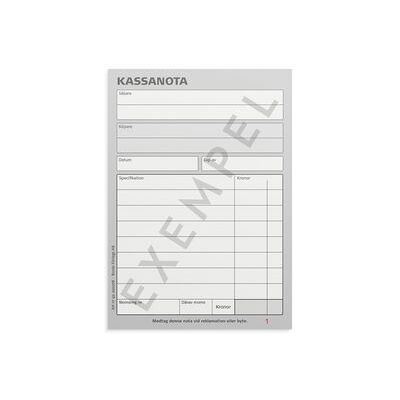 Burde Kassanota A6 numrerade 2 x 50 blad Burde Kassanota A6 numrerade 2 x 50 blad