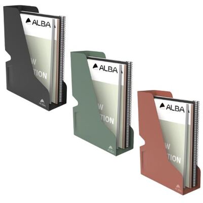 Tidskriftssamlare ALBA metall A4 svart Tidskriftssamlare ALBA metall A4 svart