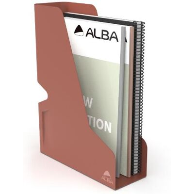 Tidskriftssamlare ALBA metall A4 terrak Tidskriftssamlare ALBA metall A4 terrak