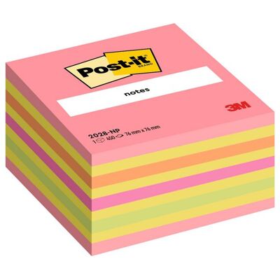 Notes POST-IT kub 76x76 neonfärger Notes POST-IT kub 76x76 neonfärger