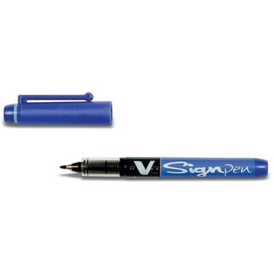 Fineliner PILOT V-Sign Pen blå Fineliner PILOT V-Sign Pen blå