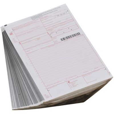 NO BRAND Fraktsedel 4-delad A 701 100/fp NO BRAND Fraktsedel 4-delad A 701 100/fp