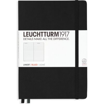 Leuchtturm Anteckningsbok A5 linjerad Black Leuchtturm Anteckningsbok A5 linjerad Black