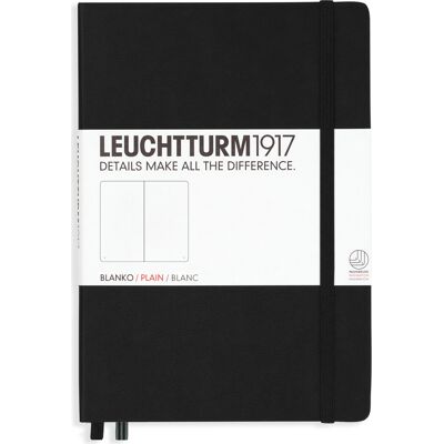 Leuchtturm Anteckningsbok A5 blank Black Leuchtturm Anteckningsbok A5 blank Black