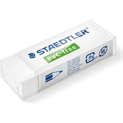 STAEDTLER Radergummi Pvc-Fri 65x23x13mm vit STAEDTLER Radergummi Pvc-Fri 65x23x13mm vit