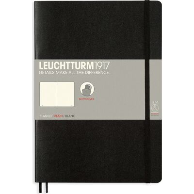 Leuchtturm Anteckningsbok B5 soft blank svart Leuchtturm Anteckningsbok B5 soft blank svart