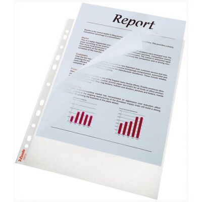 Plastficka Mapp ESSELTE A4 0,08mm 100/fp Plastficka Mapp ESSELTE A4 0,08mm 100/fp