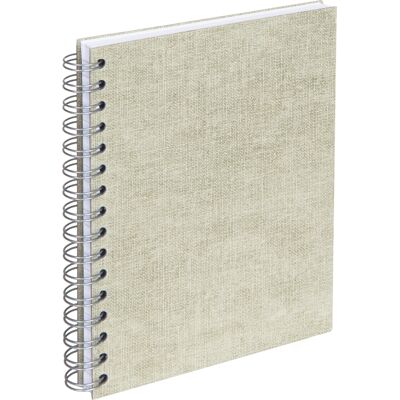 Anteckningsbok Bigso A5 linjerad canvas linen Anteckningsbok Bigso A5 linjerad canvas linen