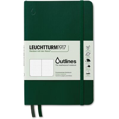 Leuchtturm Anteckningsbok Outlines B6 Dot - Utomhus Leuchtturm Anteckningsbok Outlines B6 Dot - Utomhus