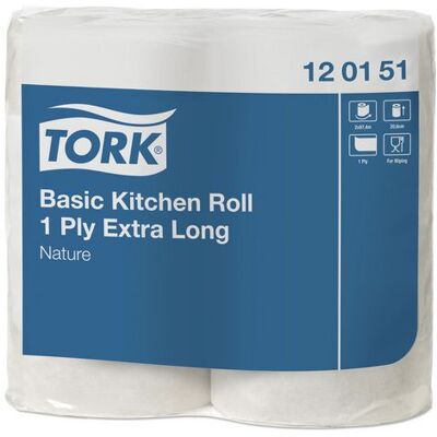 Hushållspapper TORK Uni lång 1-lag 2/fp Hushållspapper TORK Uni lång 1-lag 2/fp