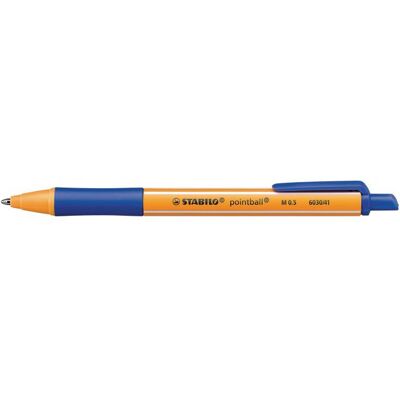 STABILO Pointball Blå Penna - Miljövänlig, 0,5mm, Retractable STABILO Pointball Blå Penna - Miljövänlig, 0,5mm, Retractable