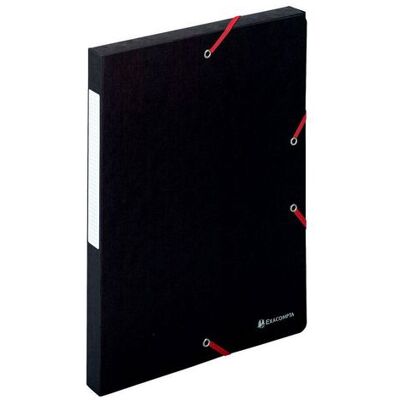 EXACOMPTA Boxmapp Scotten 25mm 600g svart EXACOMPTA Boxmapp Scotten 25mm 600g svart