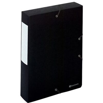 EXACOMPTA Boxmapp Scotten 60mm 600g svart EXACOMPTA Boxmapp Scotten 60mm 600g svart